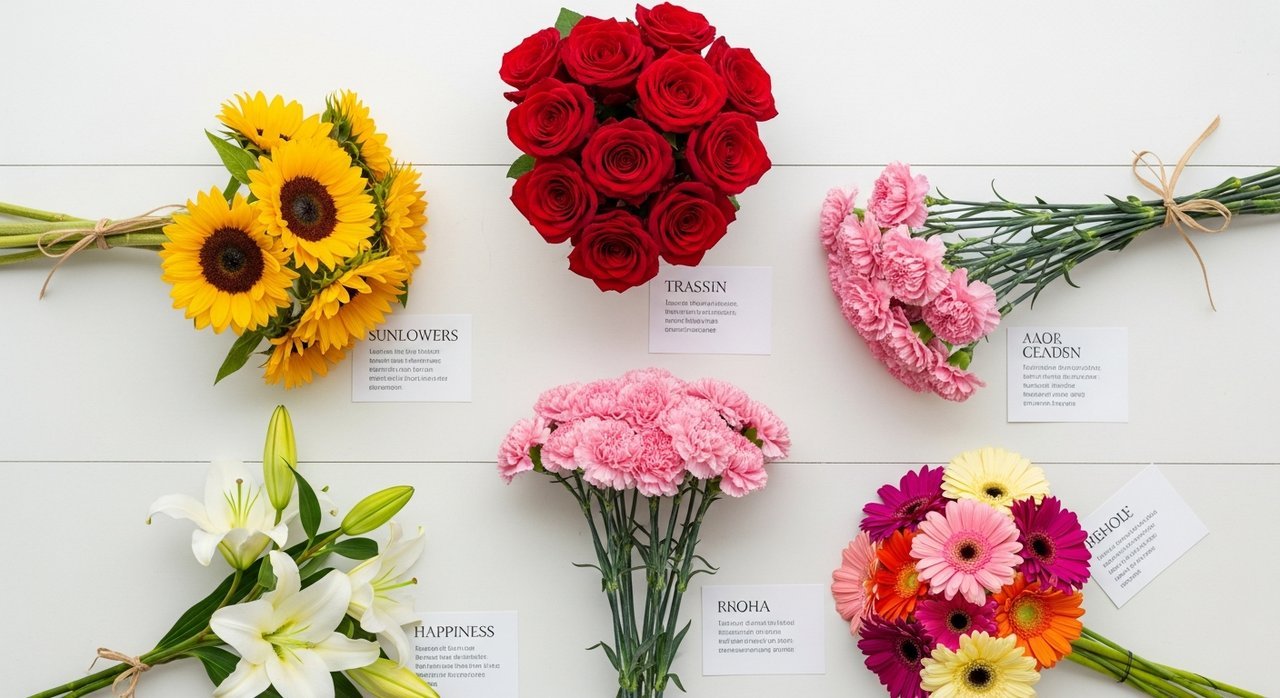 생일 선물로 가장 많이 선택되는 꽃말과 의미 정리: TOP 5 추천 꽃